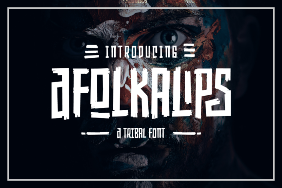 Afolkalips: A Modern Display Font for Digital Brands