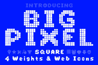 Big Pixel: A Bold Display Font for Crafters