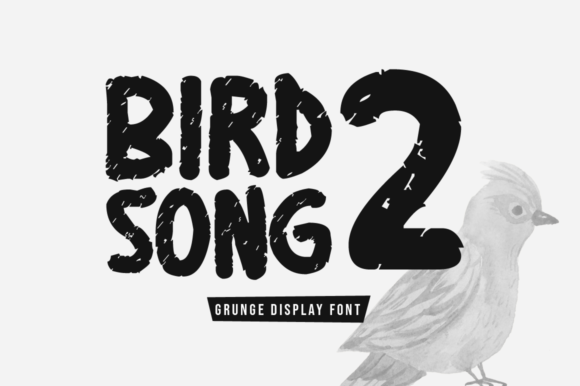 Birdsong Two: A Bold Display Font for Campaigns