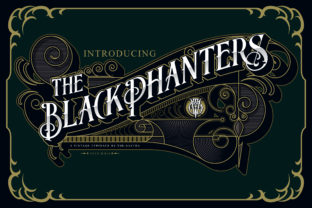 Blackphanters: A Bold Display Font for Campaigns