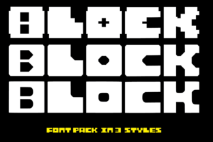 Block Family: A Bold Display Font for Modern Brands