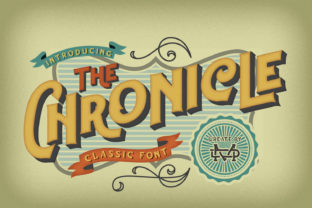 Chronicle: A Bold Vintage Display Font for Makers