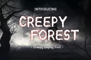 Creepy Forest: The Ultimate Display Font for Halloween Brands
