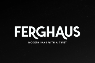 Ferghaus: A Modernist Display Font for Makers