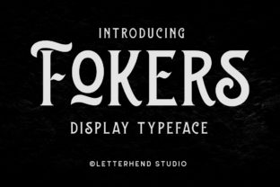 Fokers: A Unique Display Font for Bold Branding
