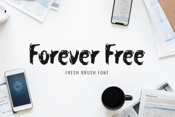 Forever Free: A Bold Display Font for Editorial Design
