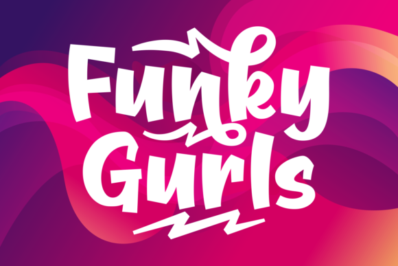 Funky Gurls: A Whimsical Display Font for Brands