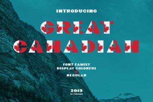 Great Canadian Family: A Bold Display Font for Branding