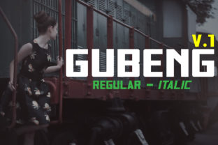 Gubeng: A Modern Display Font for Makers