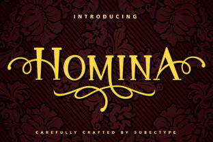 Homina: A Premium Display Font for Bold Branding