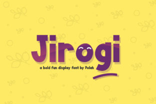 Jirogi: A Whimsical Display Font for Campaigns
