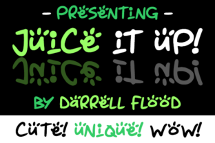 Juice It Up: A Quirky Display Font for Makers