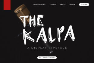 Kalpa: The Handwritten Display Font for Marketers