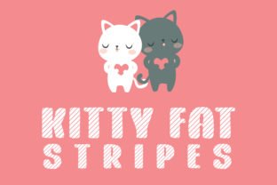 Kitty Fat Stripes: A Bold Display Font for Web Design