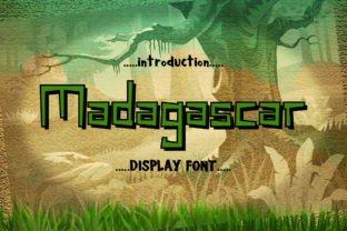 Madagascar: A Whimsical Display Font for Branding