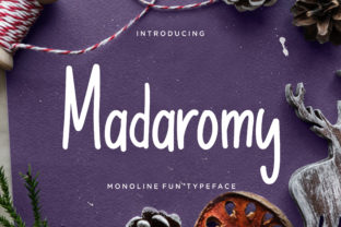 Madaromy: A Fun Monoline Display Font Review