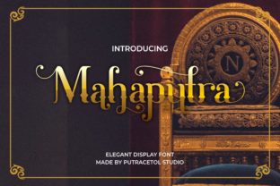 Mahaputra: A Vintage Display Font for Your Brand