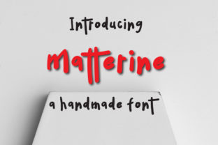 Matterine: The Playful Display Font for Small Business Branding