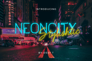 Neoncity: A Bold Vintage Display Font for Crafters