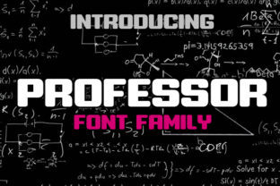 Professor: A Modern Display Font for Digital Brands