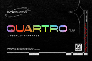 Quartro: The Modernist Display Font for Campaigns