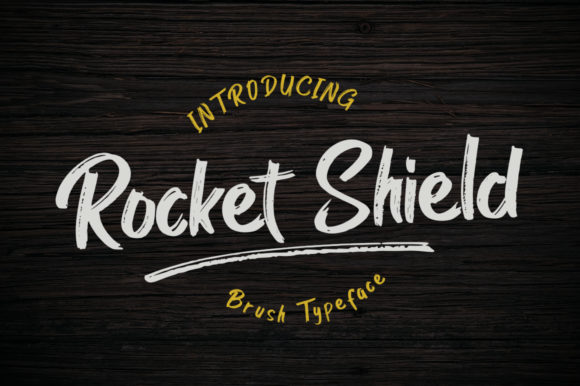 Rocket Shield: A Modern Handwritten Display Font