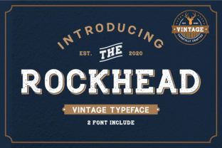 Rockhead: A Bold Display Font for Editorial Impact