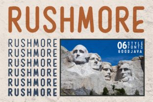 Rushmore: A Bold Display Font for Modern Editorial Design