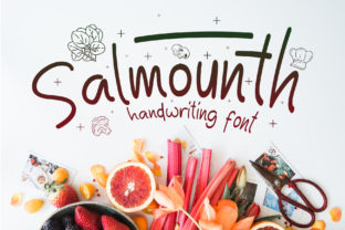 Salmounth: A Fresh Handwritten Display Font for Bold Designs
