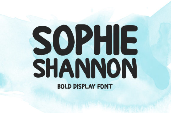 Sophie Shannon: A Modern Handwritten Display Font