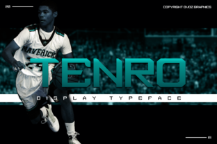 Tenro: A Bold Display Font for Modern Editorial Design