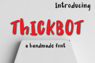 Thickbot: A Bold Display Font for Editorial Design
