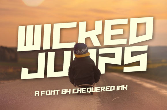 Wicked Jumps: A Bold Display Font Review